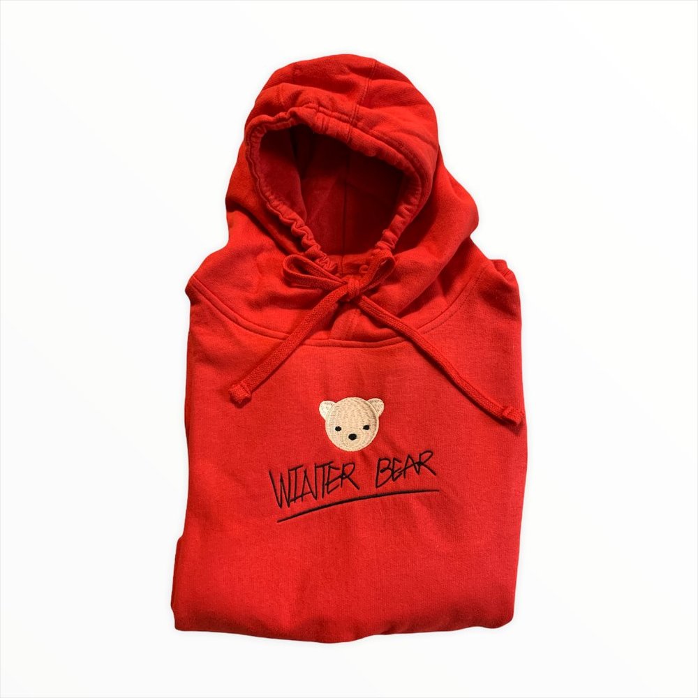 BTS - Bangtan Winter bear embroidered fleece hoodie